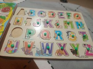 Wooden Alphabet Puzzle Toy