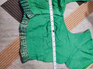 Vibrant Green Blouse