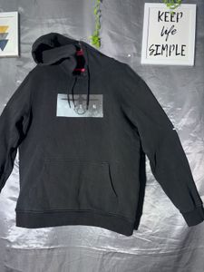 Black  Balvin Graphic Hoodie