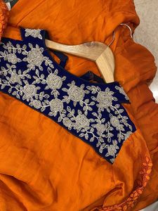 Salwar In Orange / Kurti / Anarkali