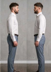 Men's Striped Formal Shirt and Pant