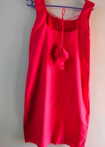 Bright Pink Sleeveless kurti