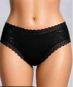 Women's Black Lace Hipster Panty