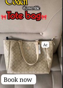Coach Monogram Tote Bag
