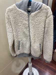 Forever 21 Cozy Teddy Fleece Hoodie Jacket