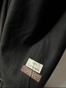 Sky Cashmere Black shawl Classic