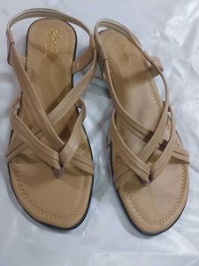 Elegant Tan Flats New Totally