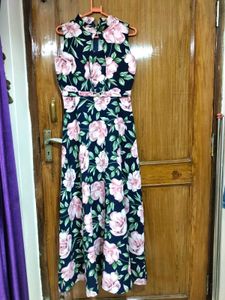 Floral Print Sleeveless Midi Dress🍒⭐