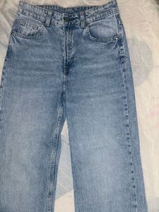 Light Wash Wide Leg Jeans