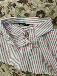 Chic Striped Button-Down Shirt