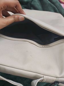 Sleek Beige Laptop Sleeve/Bag