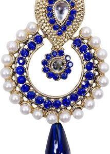 Diva Style Zircon Alloy Chandbali Earring