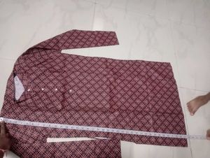 New Men's cotton blend printed kurta