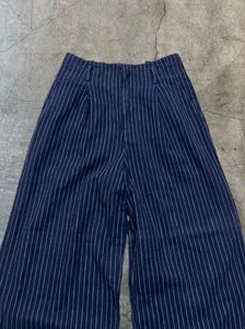 Uniqlo Striped Wide-Leg Pants