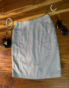 Elegant Light Blue Skirt