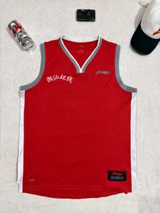 Red Li-Ning Basketball Jersey