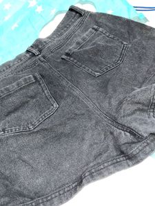 Women's Black Denim Shorts