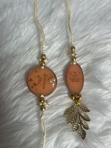 Designer Rakhi Set for Brother & Sister-in-Law