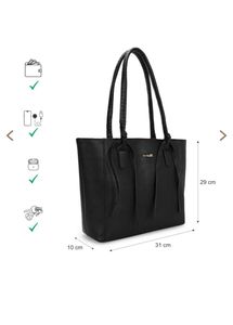 Stylish Black Tote Bag