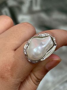 Statement Baroque Pearl Ring