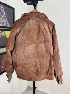 Brown Suede Leather Jacket