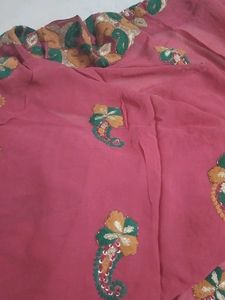 ETHNIC MAROON SAREE