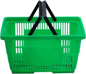 Big 28L Shopping Basket 2 Pc