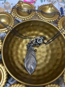 Boho Feather Tassel Pendant Necklace (tie chain)