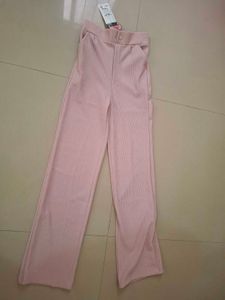 Pink Striped Palazzo Pants