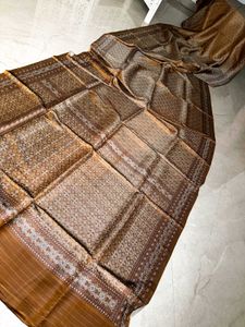 Pure Silk Vintage Parsian Brocade Saree