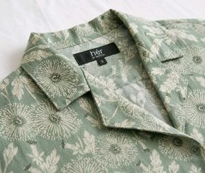 Printed Over Sized Shirt