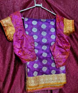 Beautiful Purple Saree