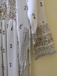 Festive Off White Kurta