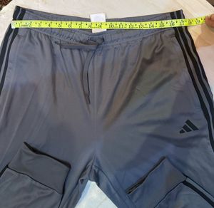 Adidas Men's Grey Track Pants