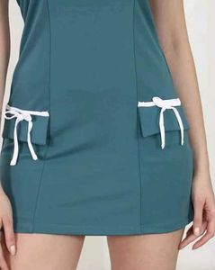 Cute Mini Dress with Pockets and bows