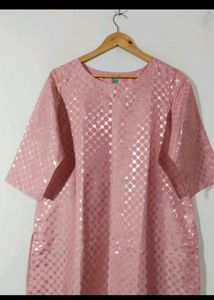 Janasya Pink Kurta Set...