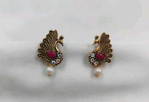 Peacock Design Jewellery Set