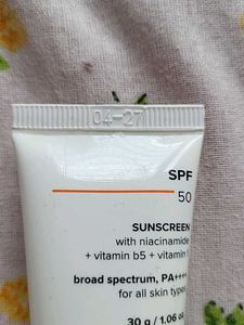 Minimalist SPF 50 Sunscreen