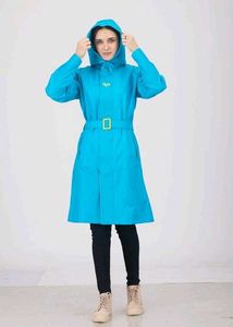 Zeel Teal &amp; Yellow Rain Coat