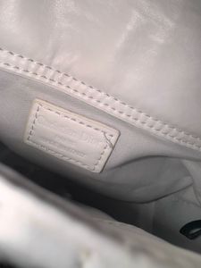 Elegant White First Copy Lady Dior Handbag