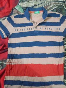 United Colors of Benetton Striped Polo