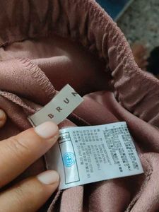 Dusky Pink High-Waist Culottes Pants (Size 30-32)