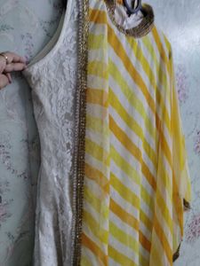 Indo western Haldi dress