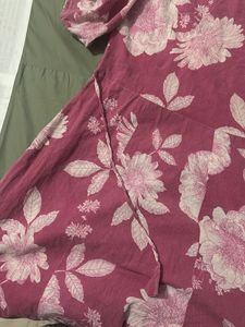 Stylish Pink Floral Kurta Set with Dupatta