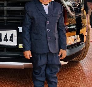 Toddler's Plaid Suit Set