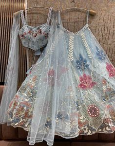 Designer Olive Green Lehenga Choli