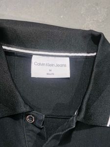 authentic Calvin Klein Jeans Black Polo Shirt