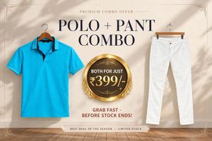 Combo T-shirt and White Pants Offer