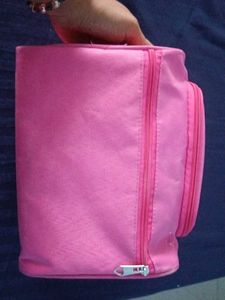 Pink Zippered Pouch