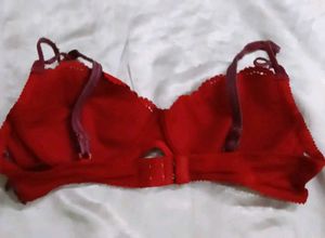 Red Lace Bra
